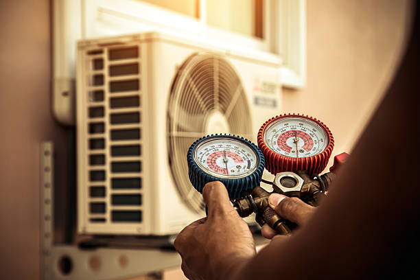 Professional Ductwork Repair technician working in Jamestown, NC